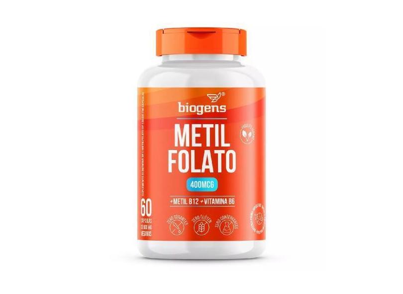 Biogens Metil Folato Metilfolato 400Mcg 60 Caps