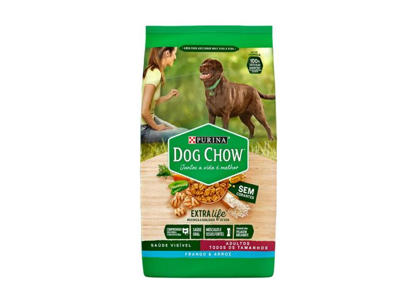 Ração Dog Chow Adultos Frango e Arroz 15kg