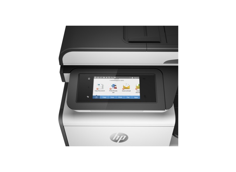 Impressora HP PageWide Pro MFP-577DW Jato de Tinta Colorida Sem Fio
