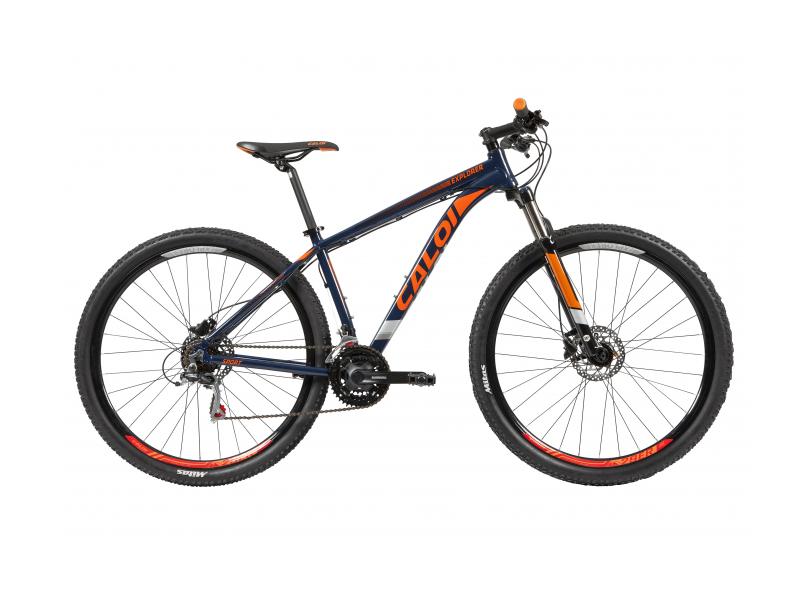 Bicicleta Mountain Bike Caloi 21 Marchas Aro 29 Suspensão Dianteira a Disco Explorer Sport 2019