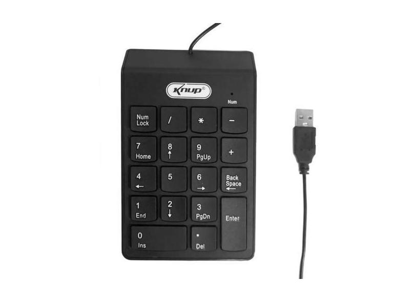 Teclado Numérico Usb Knup Para Pc Notebook