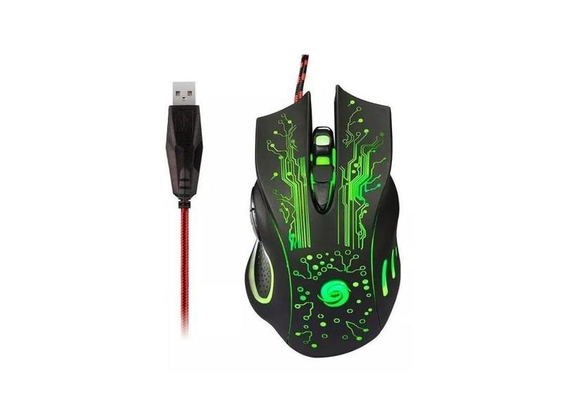 Mouse Gamer X9 E-sports Game C/ Led Rgb 2400dpi Imice