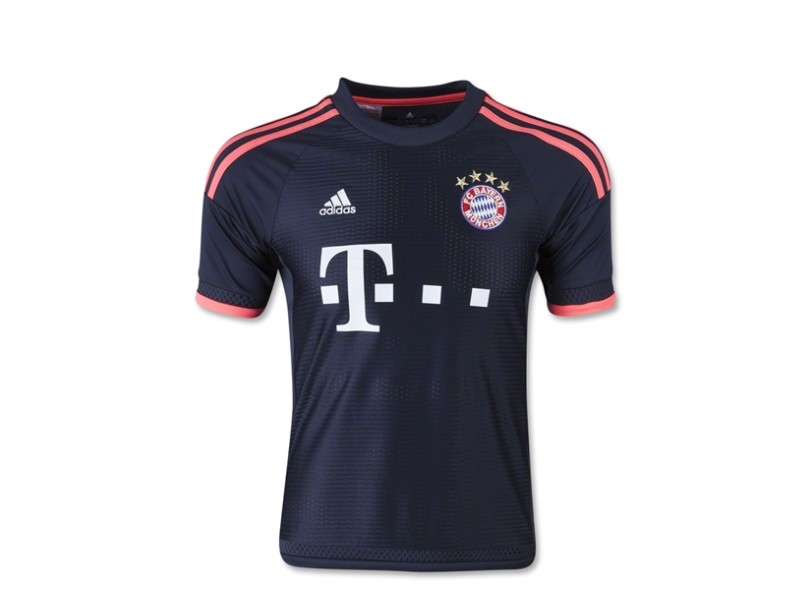 Camisa Torcedor Infantil Bayern de Munique III 2015/16 sem número Adidas
