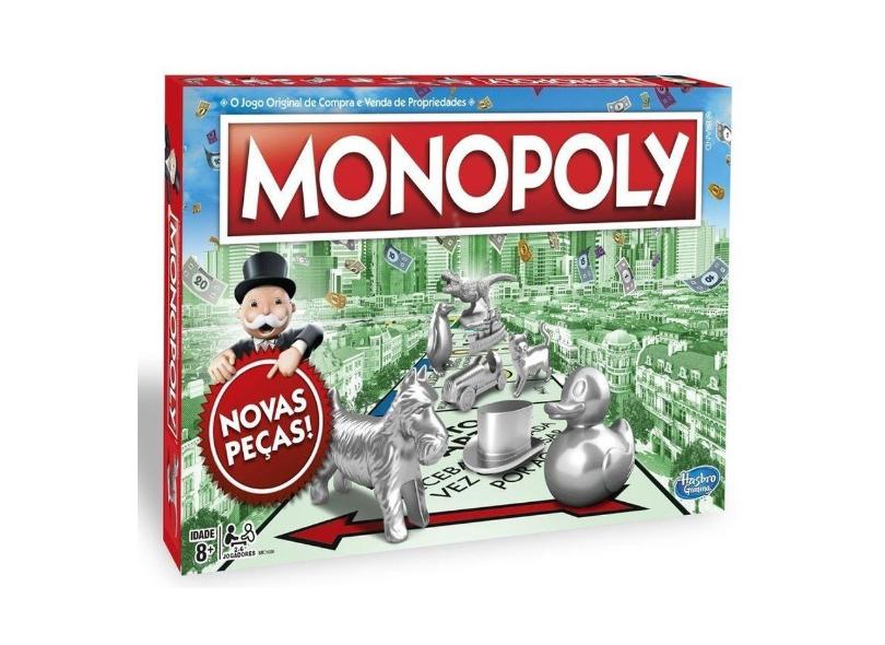 Jogo Monopoly Novo Hasbro