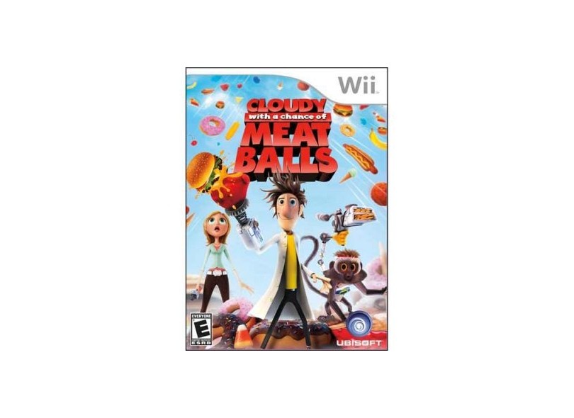 Jogo Cloudy With a Chance of Meatballs Ubisoft Wii