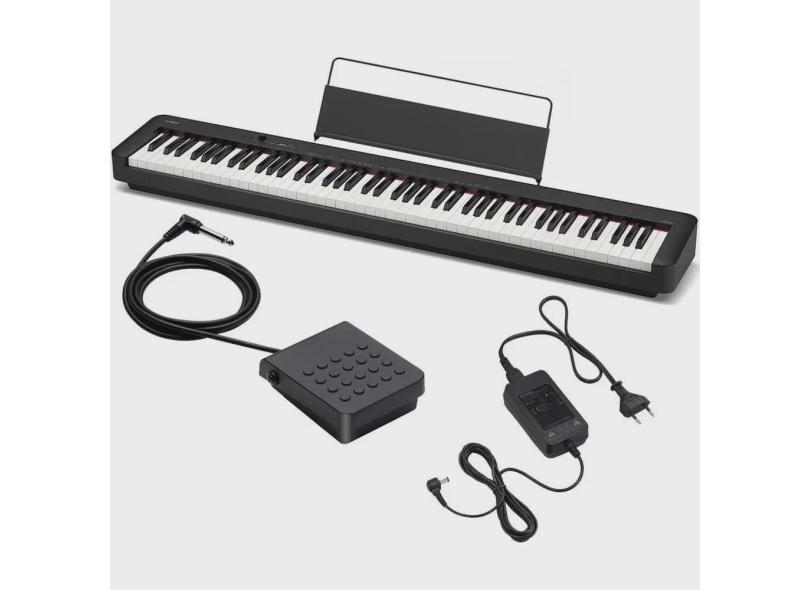 Piano Digital Casio Cdp-S110 Cdps110 C2 88 Teclas Preto