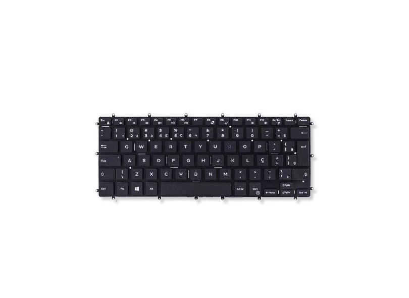 Teclado Para Notebook Bringit Compatível Com Dell Inspiron 13-5368 Abn