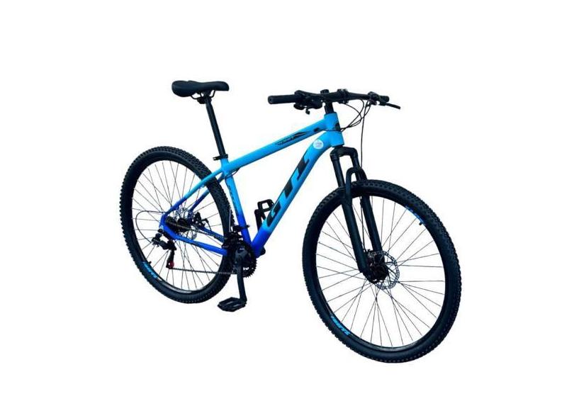 Bicicleta Aro 29 Gti Aluminio 21 Velocidades Freio A Disco Original Mt
