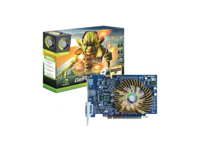 Placa de Video NVIDIA GeForce ão possui 9500 GT 1 GB DDR2 128 Bits Point Of View R-VGA150909H