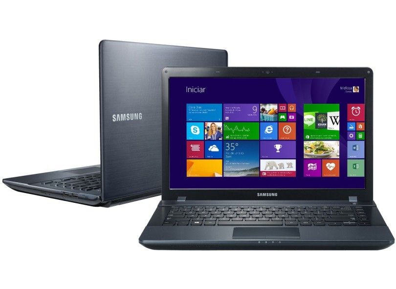 Notebook Samsung ATIV Book 2 Intel Core i3 3110M 3ª Geração 4GB de RAM HD 500 GB LED 14" Windows 8.1 270E4E-KD9