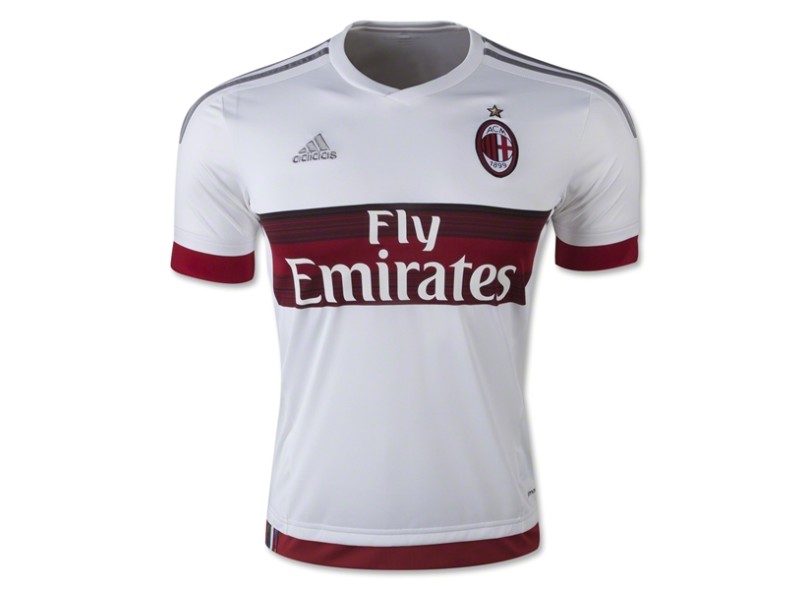 Camisa Jogo Milan II 2015/16 sem número Adidas
