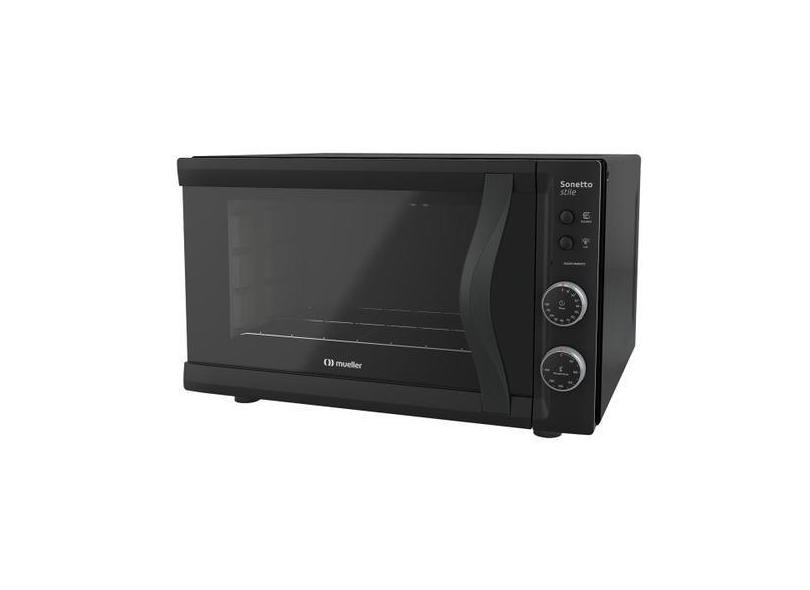 Forno Elétrico De Bancada 44 Litros Sonetto Preto Fosco Mueller - Muel