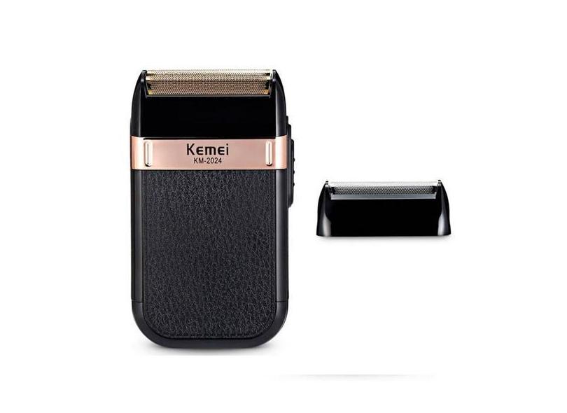 Barbeador Kemei Km-2024 Preto 100V/240V Resistente A Água - Relet