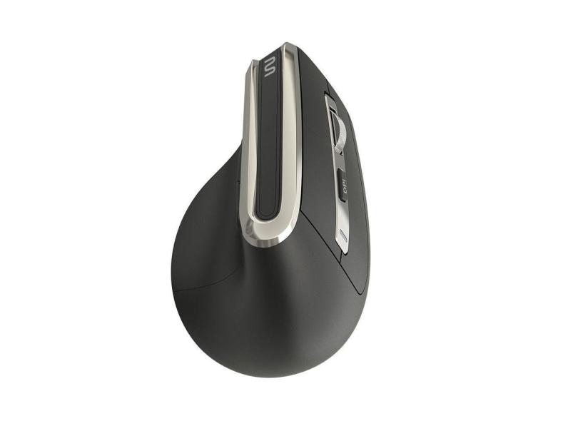 Mouse Sem Fio MS900 Clique Silencioso Bluetooth e USB 3200dpi Ajustável 6 Botões Recarregável Preto Multi - MO382
