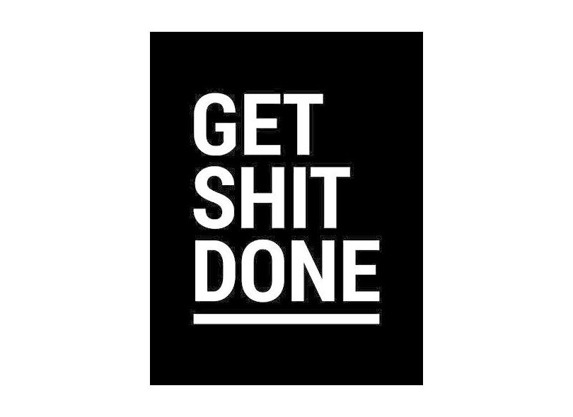 Get Shit Done: Weekly Planner 2019 Weekly Views with To-Do Lists, Funny Holidays & Inspirational Quotes 2019 Organizer with Vision Board, Yearly Calendar and 20+ Ruled Notes Pages. - Vanguard Notebooks - 9781726302982