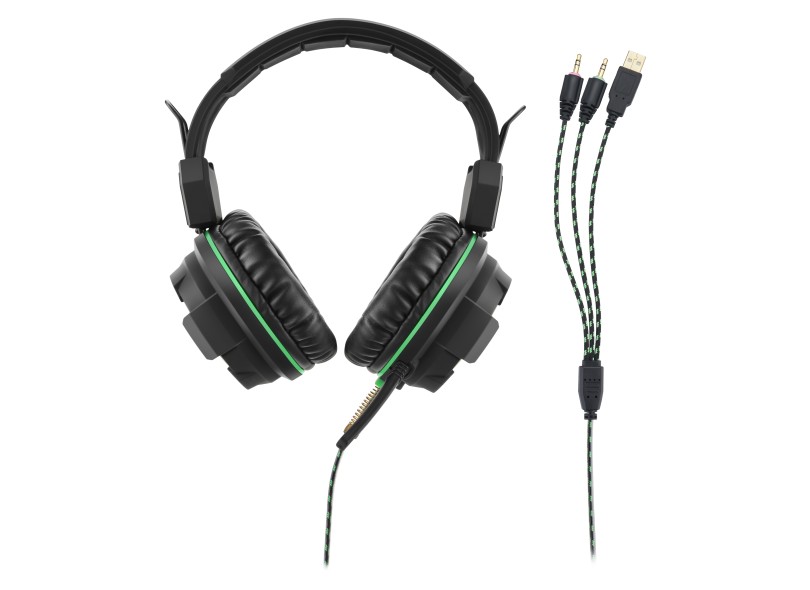 Headset Multilaser Gamer Green PH143