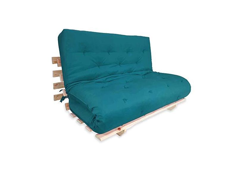 Sofa Cama Casal Futon Oriental Royal Com Madeira Maciça. com o Melhor