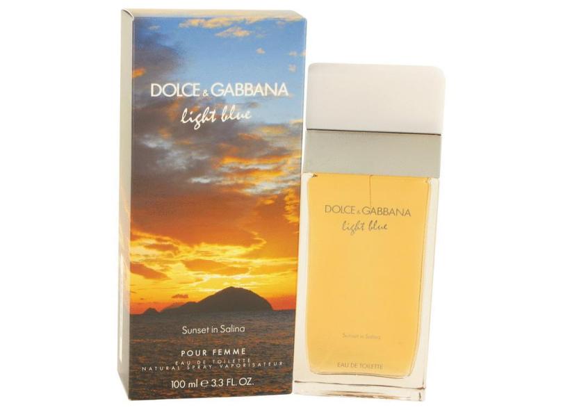 Perfume Feminino Light Blue Sunset In Salina Dolce & Gabbana 100 ML Eau De  Toilette em Promoção é no Buscapé