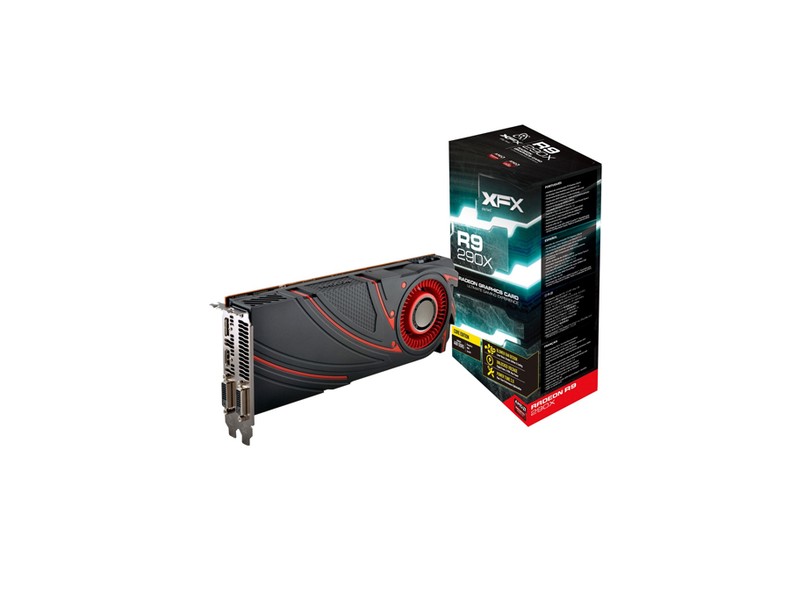 Placa de Video ATI Radeon R9 290X 4 GB GDDR5 512 Bits XFX R9-290X-ENFC ...