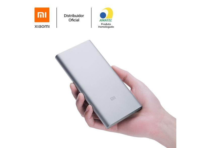 Carregador Portátil 10000mah Prata Xm258pra Xiaomi com o Melhor Preço é