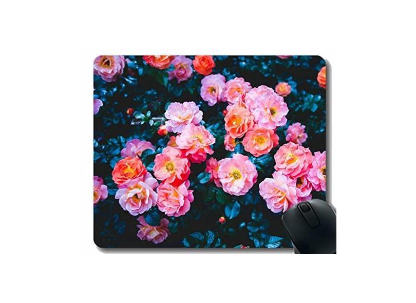 Mouse pad personalizado, mouse pad rosa para escritório