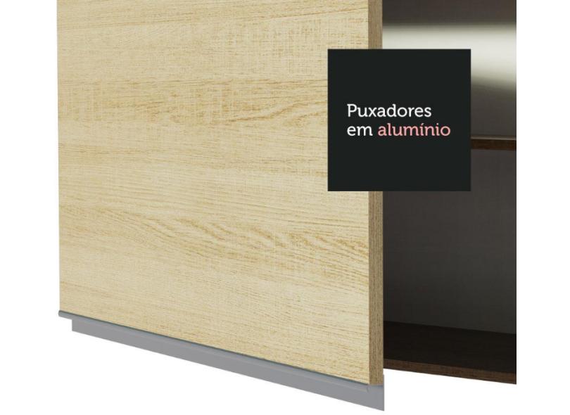 Cozinha Completa 3 Gavetas 10 Portas para Micro-ondas / Forno sem Tampo Atenas Madesa