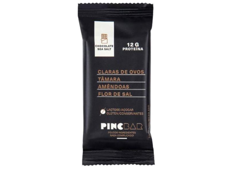 Barra de Proteína Chocolate Sea Salt Sem Açúcar 50g - Kit 6x