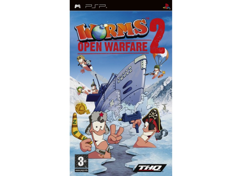 Jogo Worms 2: Open Warfare THQ PlayStation Portátil
