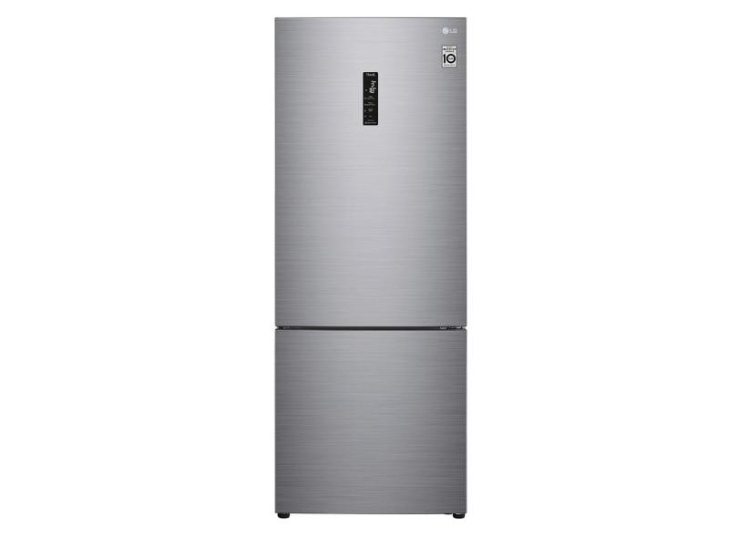 Geladeira LG GC-B569NLL Frost Free Inverse 451 Litros cor Inox