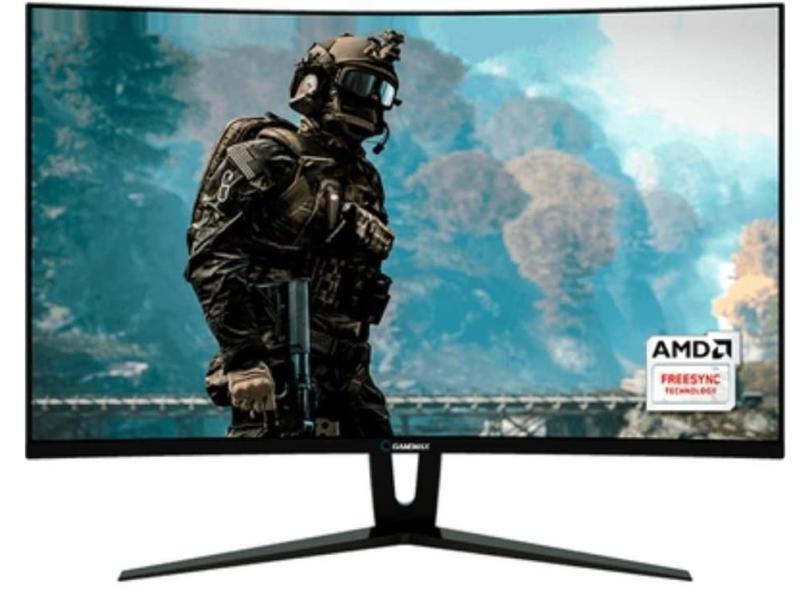 GameMax GMX24C144, 24 FHD Curved 144Hz 1MS FreeSync Gaming Monitor - Black