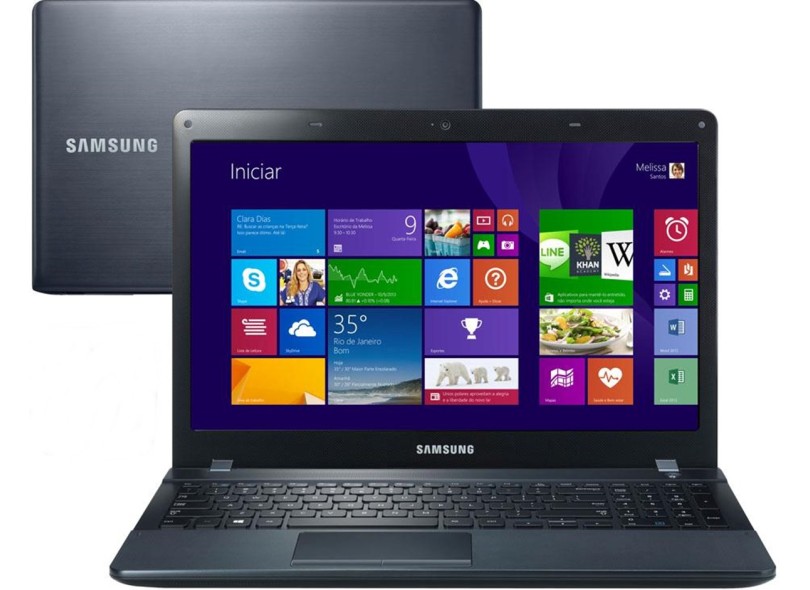 Notebook Samsung ATIV Book 2 Intel Core i5 4210U 4ª Geração 8GB de RAM HD 1 TB LED 15,6" GeForce 710M Windows 8.1 270E5J-XD1