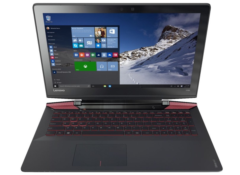 Notebook Lenovo IdeaPad Intel Core i7 6700HQ 16 GB de RAM SSD 512 GB LED 15.6 " GeForce GTX 960M Windows 10 Home Y700