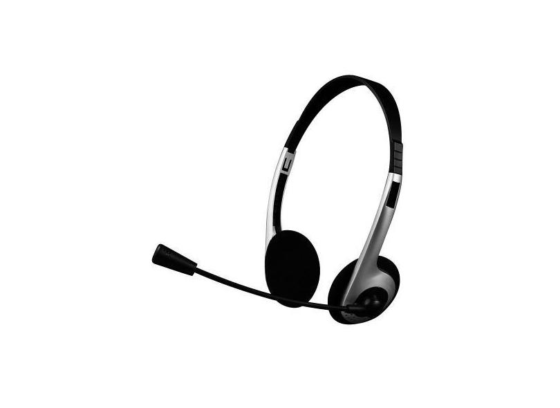 Headset C3tech Fone Com Microfone Ph-01Si - C3plus Prata