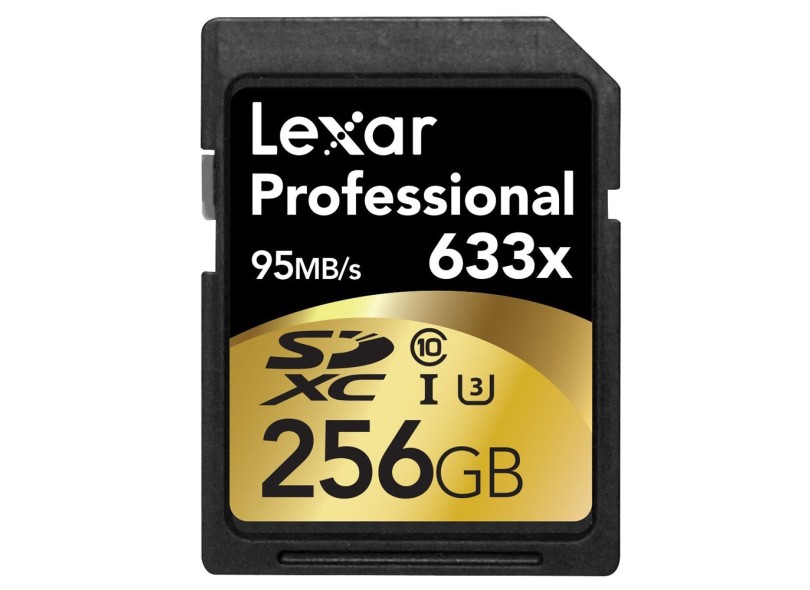 Cartão de Memória SDXC Lexar Professional 256 GB LSD256CBNL633