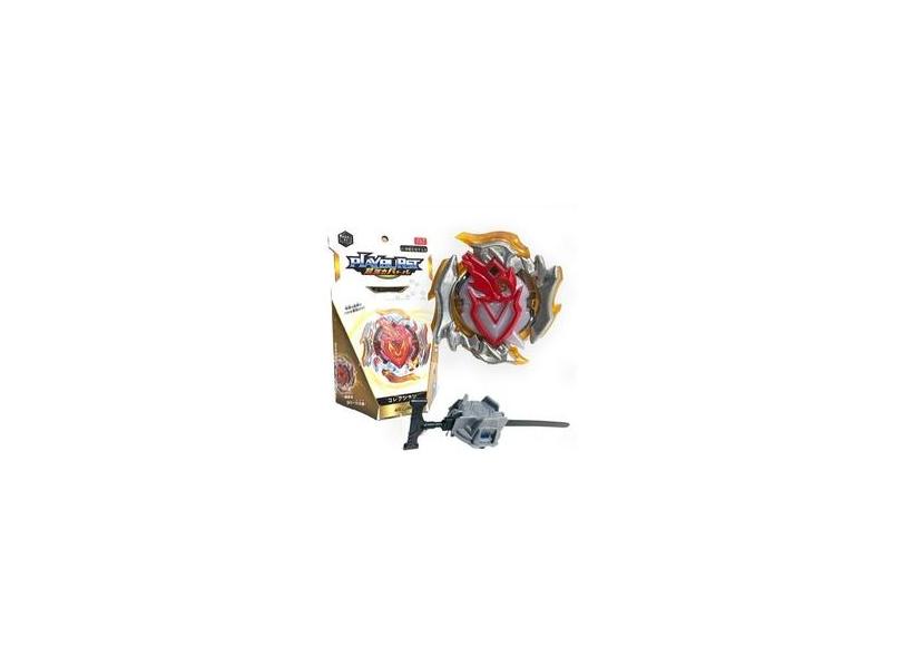 Kit 4 Beyblade Metal Led Pião Tornado Com Arena 2 Lançador