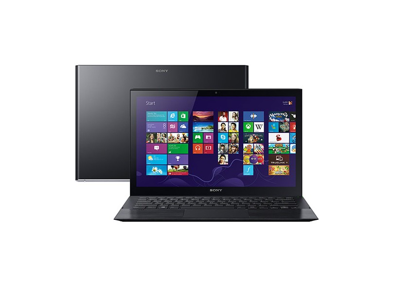 Ultrabook Sony Vaio Pro 13 Intel Core i7 4500U 4ª Geração 8 GB 128 GB SSD LED 13,3" Touchscreen Windows 8 SVP13217PBB