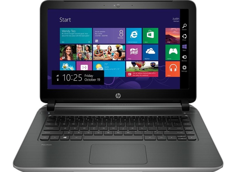 Notebook HP Pavilion Intel Core i5 4210U 4ª Geração 8GB de RAM HD 1 TB LED 14" Windows 8.1 14-v062br