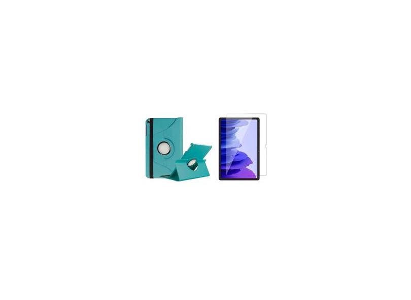 HEUCYL Custodia con Tastiera per Samsung Galaxy Tab A7 10,4 Pollici 2020 Modello (SM-T500/T505/T507), Tastiera Wireless Rimovibile Retroilluminata A 7 Colori, Custodia in PU Ultrasottile,Blu