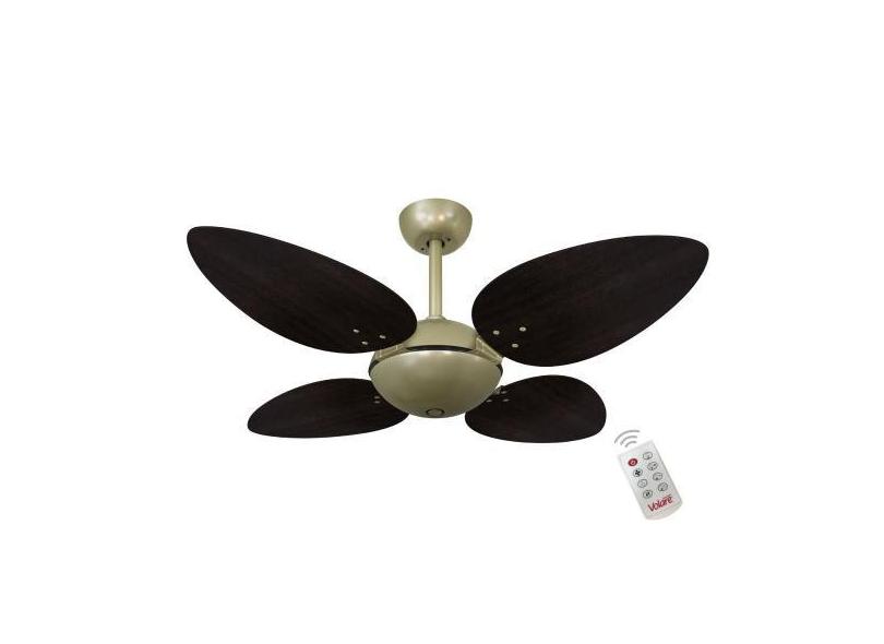 Ventilador Off Prince Iv Tabaco 127V Controle Remoto - Volare