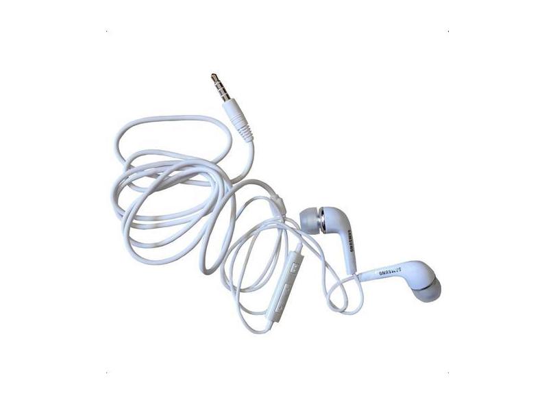 Fone De Ouvido Compatível Samsung A8 Branco