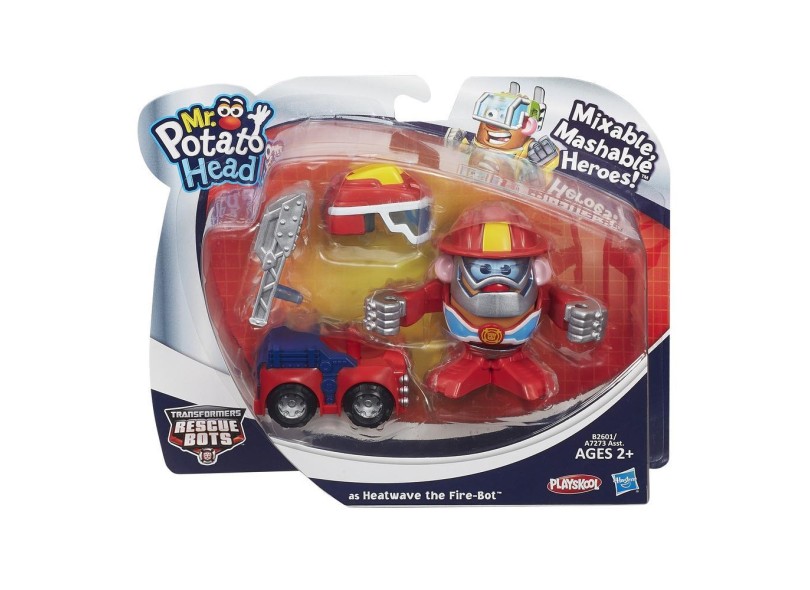 Boneco Sr. Cabeça de Batata Transformers Heatwave B2601 - Hasbro