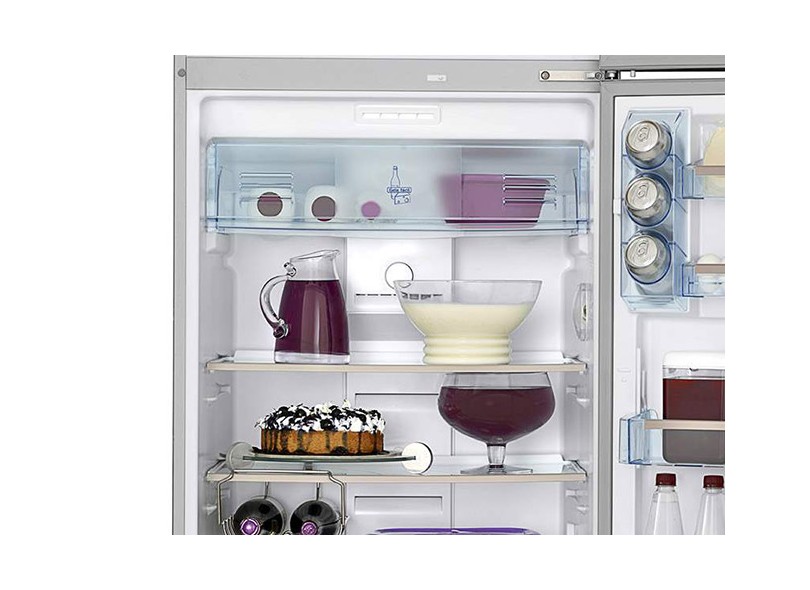 Geladeira Continental Frost Free Duplex 445 Litros Inox RFCT800MDA