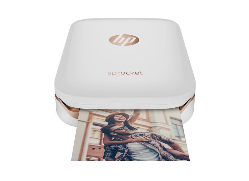 Impressora Fotográfica HP Sprocket 100 Dye-Sublimation Colorida Sem Fio