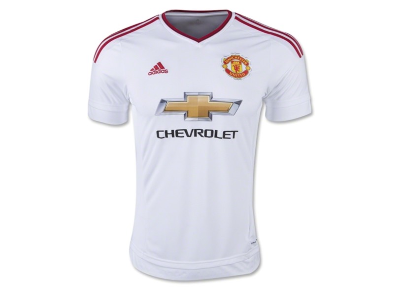 Camisa Jogo Manchester United II 2015/16 sem número Adidas