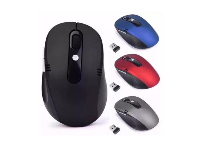 Mouse Sem Fio Wireless 7 Botões Usb Notebook Pc Alcance 10m Gamer Trab