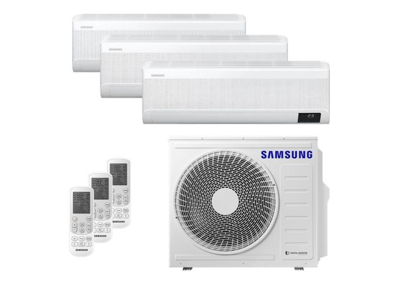 Ar-Condicionado Multi Split Inverter 24000 BTUs Samsung Quente e Frio (2 Evap. hw 9000 + 1 Evap. hw 12000) 220V