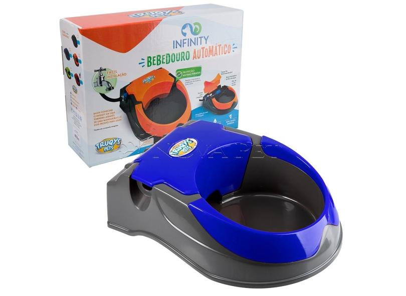 Bebedouro Infinity Automático Cães e Gatos 3Lt - Azul com o Melhor ...