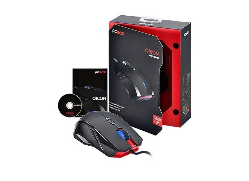 Mouse Óptico Gamer USB Orion - PCYes