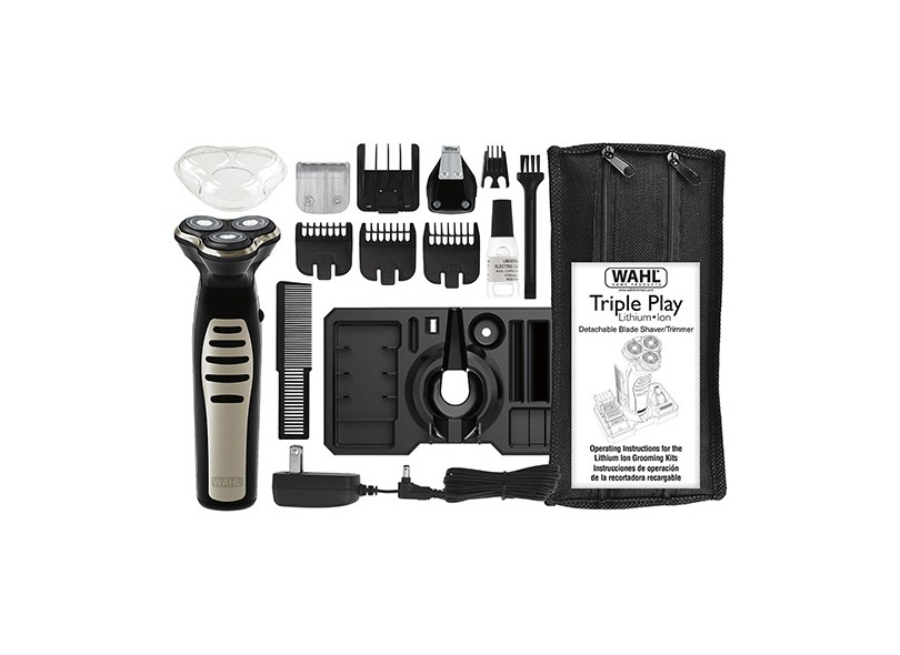 Barbeador Elétrico à Bateria recarregável Wahl Ion 3 in 1