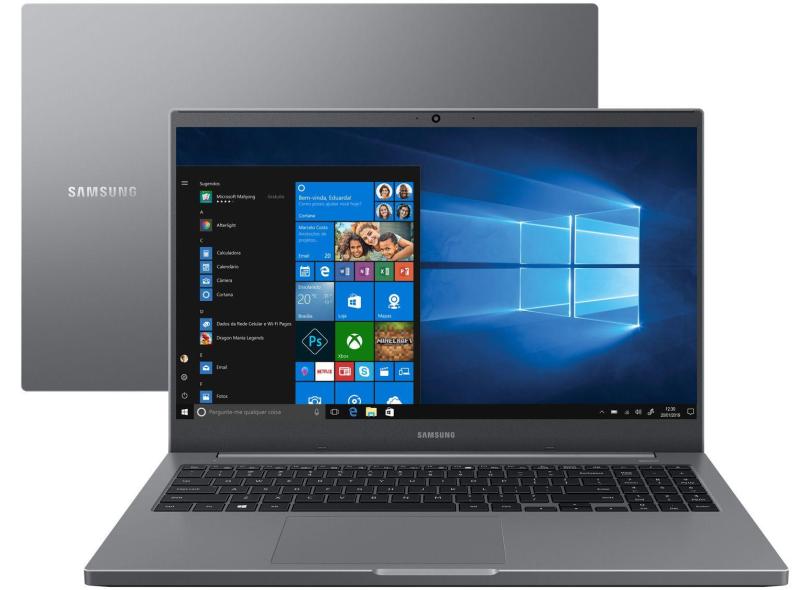 Notebook Samsung Book Intel Celeron 6305 4.0 GB de RAM 128.0 GB 15.6 " Full Windows 10 NP550XDA-KO7BR